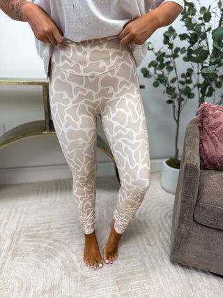 BIRDIE Sculpt Leggings in Bare Marsh