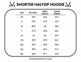 IN STOCK Shorter Halfzip Hoodie - Camo