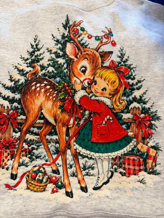 RTS Vintage Christmas Front Pocket Crew