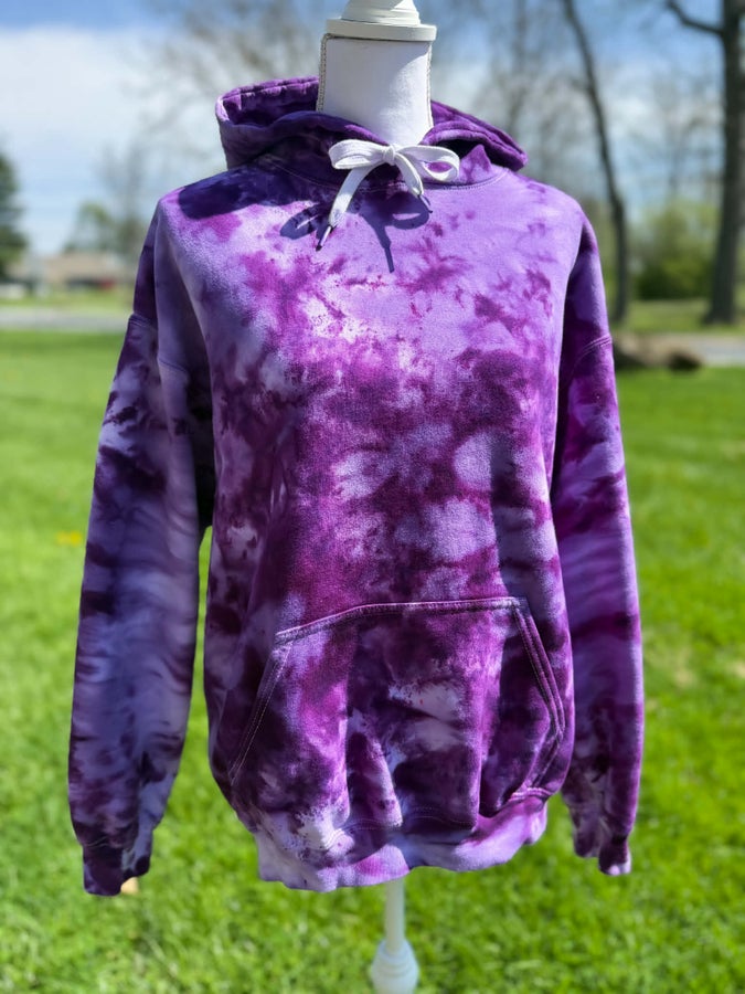 Amethyst Ice Dye Hoodie