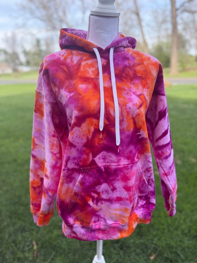 Miami Sunset Ice Dye Hoodie