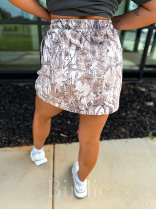 BIRDIE Dark Camo Active Skort