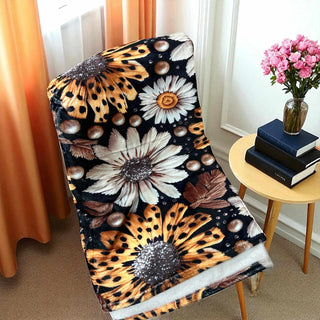Cheetah flower Blanket