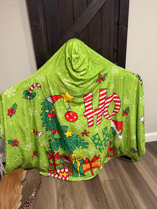 Hooded Christmas Blanket