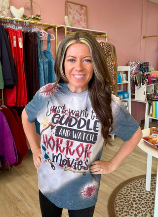 Cuddle & Horror Movie Tshirt