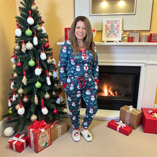 Shirley & Stone Snowmen PJs