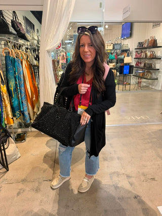 Black Sparkle Bag