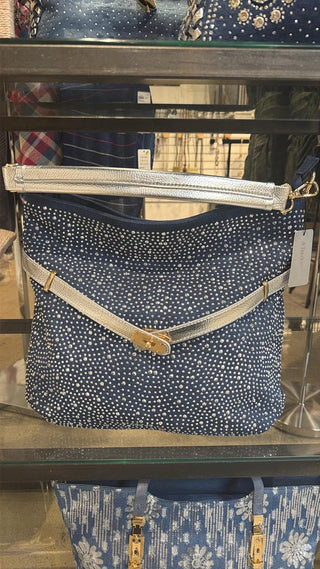 Navy Shine Bag