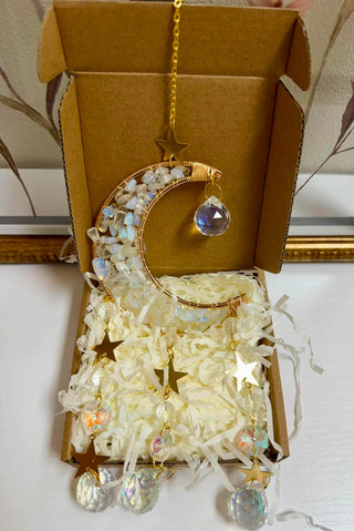 Genuine Boxed Crystal Moon Catchers