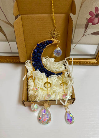 Genuine Boxed Crystal Moon Catchers