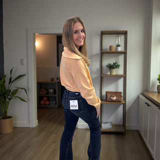 Daisy High Rise Slim Angled Flare Jeans