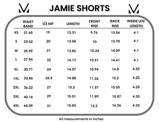 IN STOCK Jamie Shorts - Rainbow Stripes