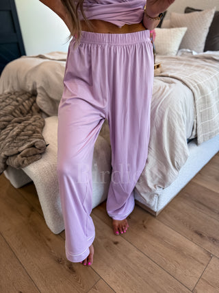 BIRDIE Short Sleeve PJ Set in Sugar Plum Scoop (sold as set)
