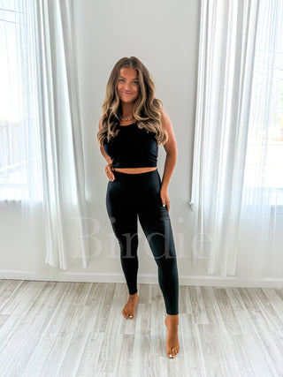 BIRDIE Black Melt Leggings