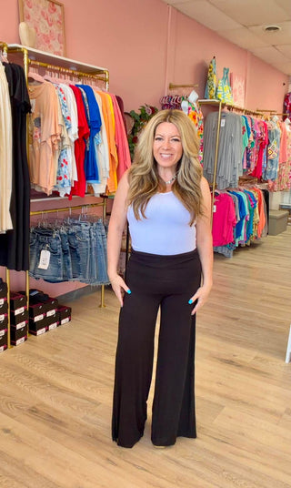 Effortless Escape Foldover Palazzo Pants