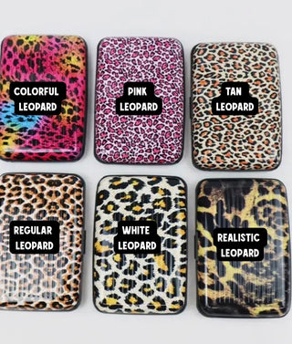 Leopard Card Caddy