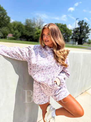 BIRDIE Let's Be Happy Duck Camo Hoodie