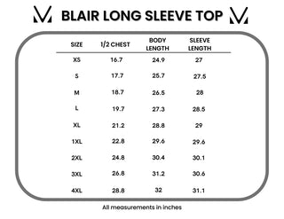 09.09 EN ROUTE Blair Long Sleeve Top - Autumn Watercolor