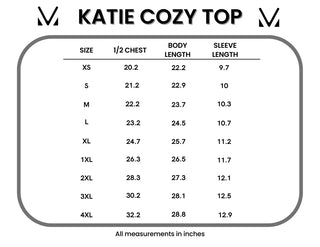 IN STOCK Katie Cozy Top - Autumn Watercolor