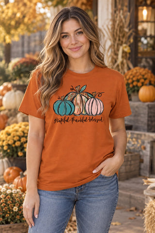 Thankful Grateful Blessed Tshirt