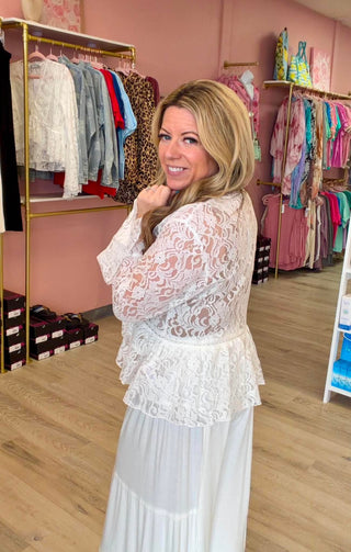 Lace & Daydreams Babydoll Top