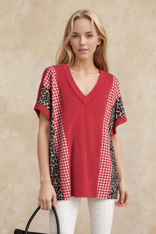 Weekend Wild Vneck Top