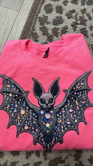 RTS Rhinestone Bat Sweatshirt