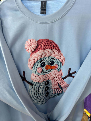 RTS Knit Snowman Sweatshirt