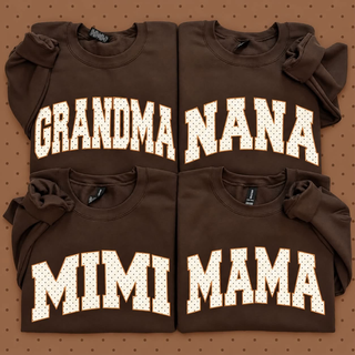 Custom Name Chocolate Sweatshirt