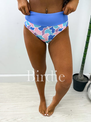 BIRDIE Two Piece Swimsuit in Spring Duck Camo (Sold as Set!)