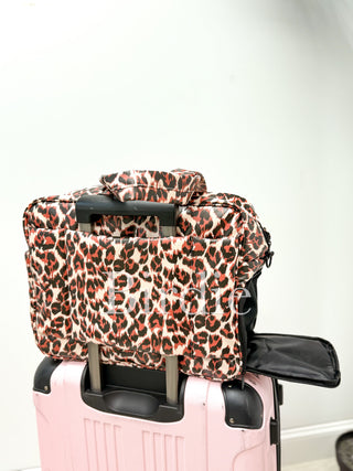 BIRDIE Daily Hustle Duffle in Leopard