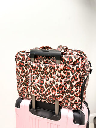 BIRDIE Daily Hustle Duffle in Leopard