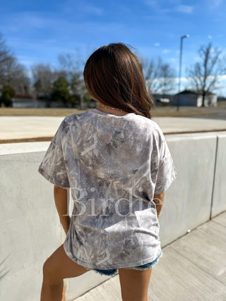Birdie Exclusive Iced Out Camo Oversized Tee