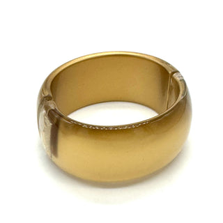 Golden Lining – Vintage Lucite Clamper Bracelet