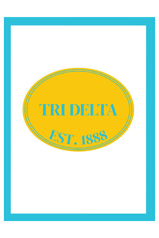 Tri Delta Luxury Blanket