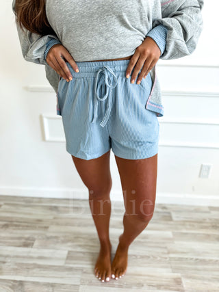 BIRDIE Spun Sugar Rib Mock Neck Set (SOLD AS SET)