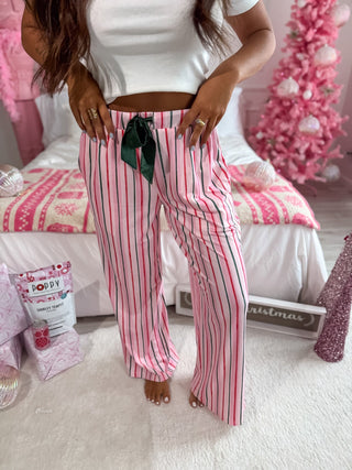 BIRDIE PREORDER Stretchy Lounge Pants 2.0 in Sugar Plum Stripe