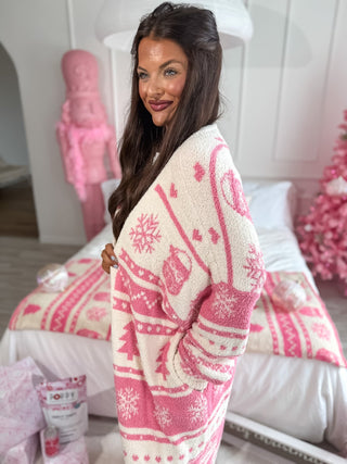 BIRDIE PREORDER Cozy Cardigan in Sugar Chalet
