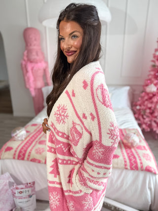 BIRDIE PREORDER Cozy Cardigan in Sugar Chalet
