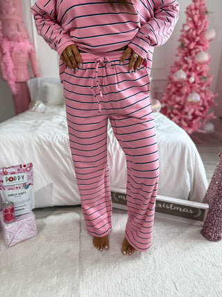 BIRDIE PREORDER Sunday Ease Set in Snowberry Stripe (Sold as Set)