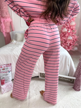 BIRDIE PREORDER Sunday Ease Set in Snowberry Stripe (Sold as Set)