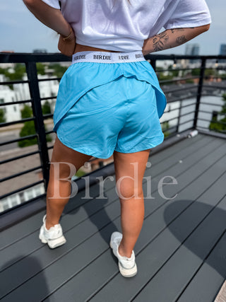 BIRDIE Essential Performance Shorts in Light Blue