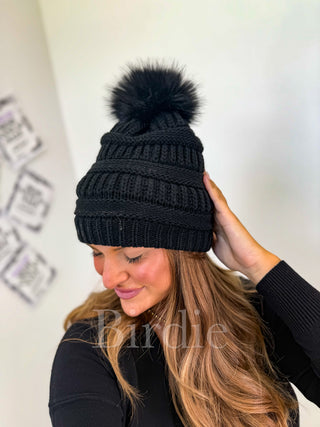 BIRDIE Cozy Pom Pom Beanie