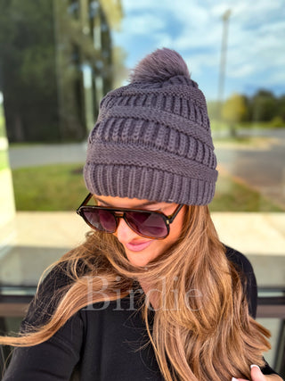 BIRDIE Cozy Pom Pom Beanie