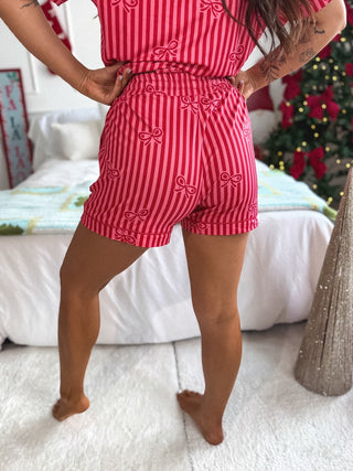 BIRDIE PREORDER Slumber PJ Set in Tied in Tinsel (SOLD AS SET)