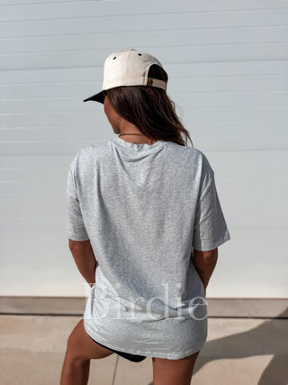 BIRDIE Motion Relaxed Tee in Heather Gray