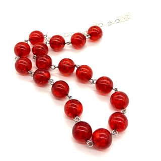 Red Berry Confetti Amelia Necklace