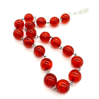 Red Berry Confetti Amelia Necklace