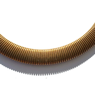 1970's Vintage Cobra Brass Necklace