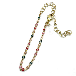 Let’s Mingle Enamel Chain Necklace - 3 colors!